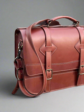 Load image into Gallery viewer, Claridge Leather Classic Satchel (PDF Pattern)
