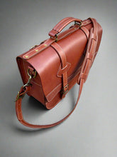 Load image into Gallery viewer, Claridge Leather Classic Satchel (PDF Pattern)
