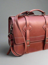 Load image into Gallery viewer, Claridge Leather Classic Satchel (PDF Pattern)
