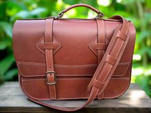 Load image into Gallery viewer, Claridge Leather Classic Satchel (PDF Pattern)
