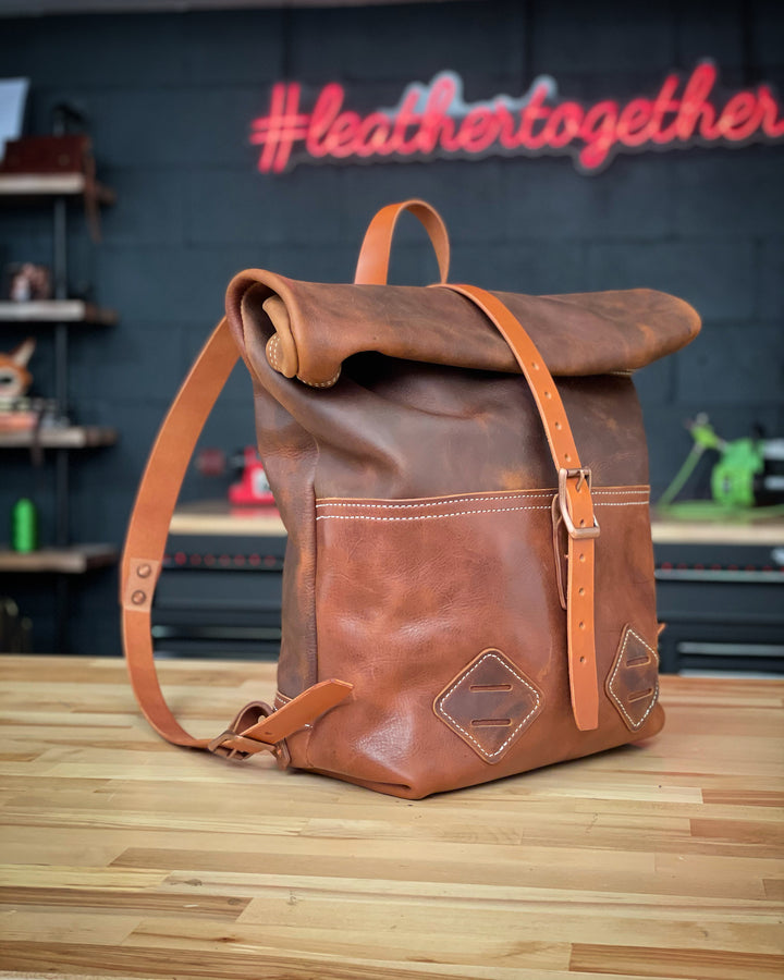 Rolltop Rucksack (Free PDF Download) – Claridge Leather