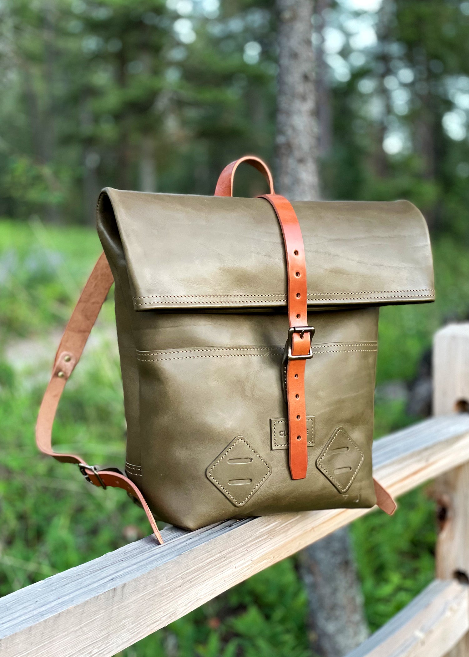 Rolltop Rucksack (Free PDF Download) – Claridge Leather